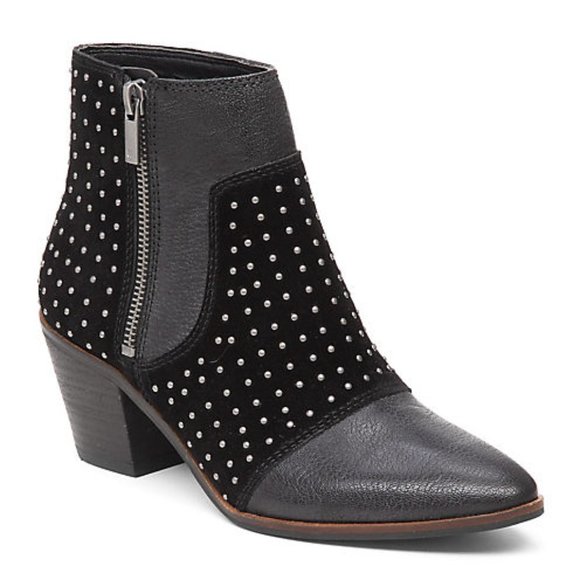Lucky Brand Shoes - LUCKY BRAND Leeir Leather Studded Booties